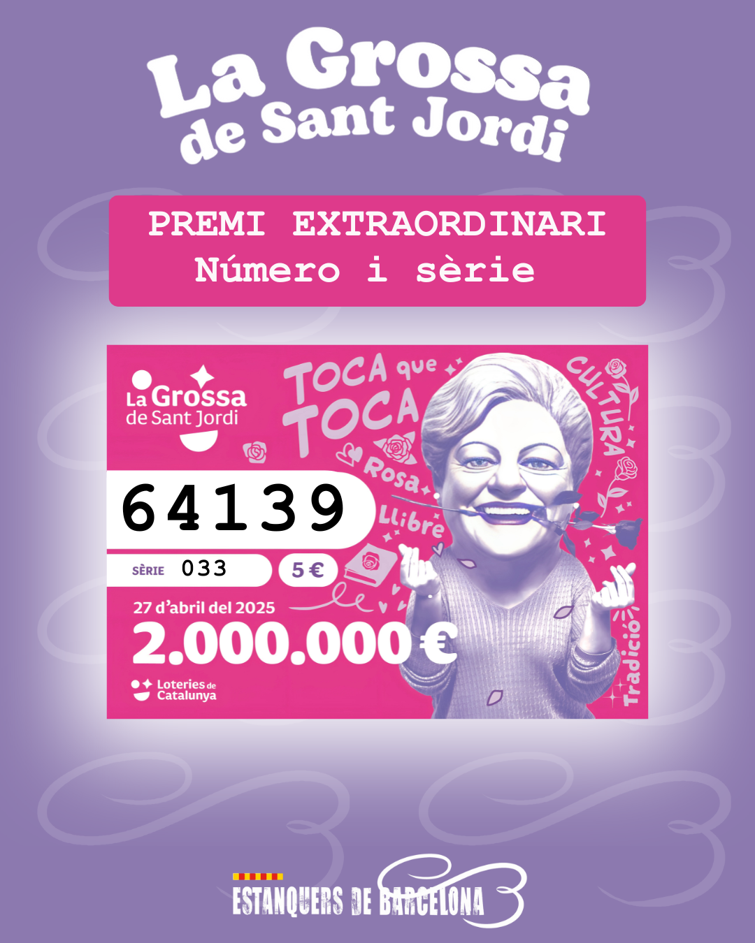 Estanquers de Barcelona - Premis Grossa Sant Jordi 2025